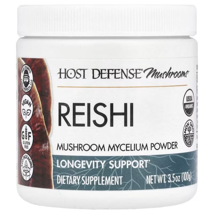 Натуральна добавка Host Defense Reishi, 100 грам