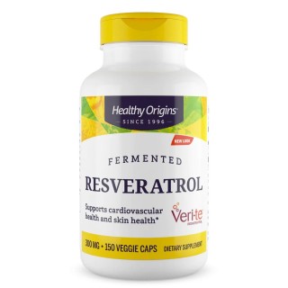 Натуральна добавка Healthy Origins Resveratrol 300 mg, 150 вегакапсул