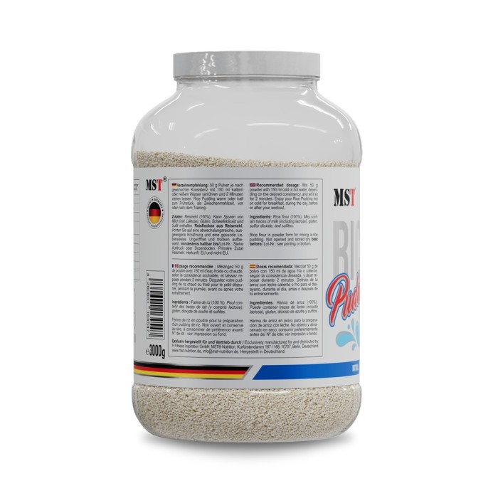 Замінник харчування MST Rice Pudding, 3 кг
