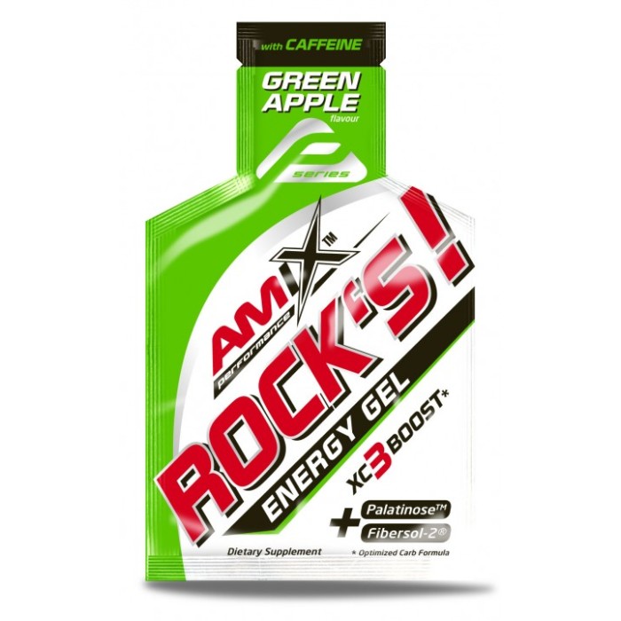 Передтренувальний комплекс Amix Nutrition Performance Rock's Gel with Caffeine, 32 грам Зелене яблуко