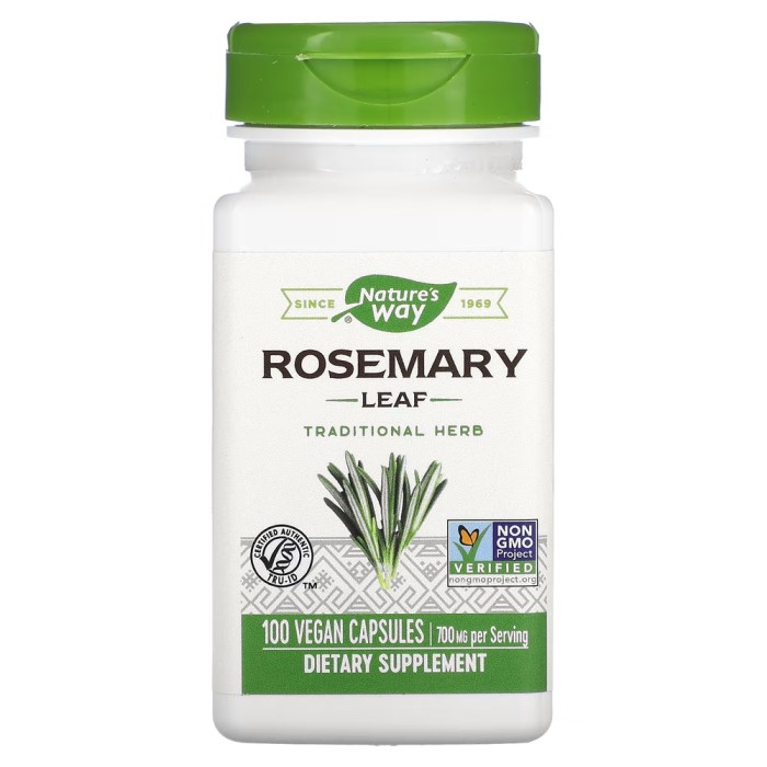 Натуральна добавка Nature's Way Rosemary Leaves, 100 капсул