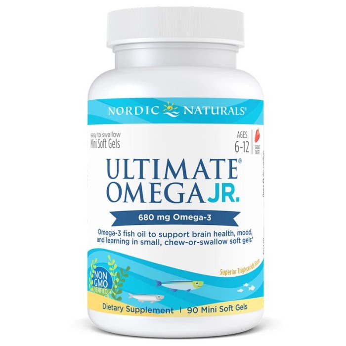 Жирні кислоти Nordic Naturals Ultimate Omega Junior, 90 капсул