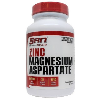 Стимулятор тестостерону SAN Zinc Magnesium Aspartate, 90 капсул