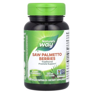 Натуральна добавка Nature's Way Saw Palmetto Berries, 100 вегакапсул