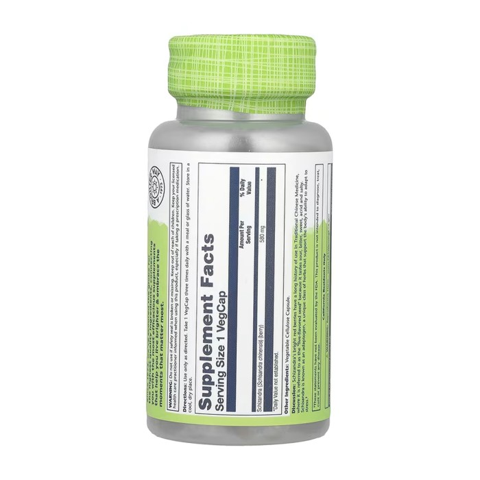 Ягоди шизандри 580 мг - 100 вегетаріанських капсул