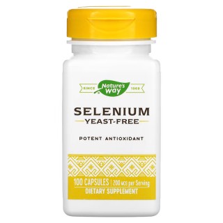 Вітаміни та мінерали Nature's Way Selenium 200 mcg, 100 капсул