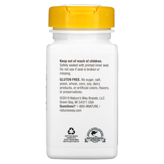 Витамины и минералы Nature's Way Selenium 200 mcg, 100 капсул