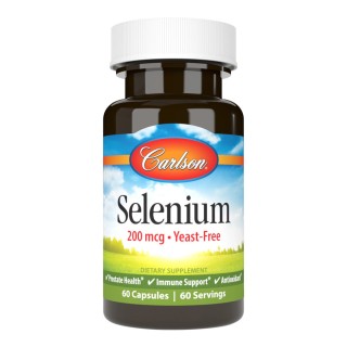 Вітаміни та мінерали Carlson Labs Selenium, 60 капсул