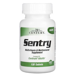 Вітаміни та мінерали 21st Century Sentry Multivitamin and Multimineral, 130 таблеток
