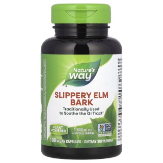 Натуральна добавка Nature's Way Slippery Elm Bark, 100 капсул