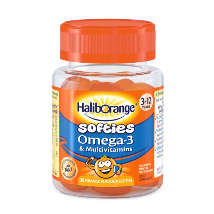 Softies Омега-3 та мультивітаміни - 30 м'яких капсул Апельсин