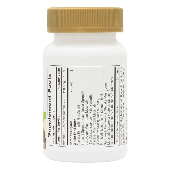 Вітаміни та мінерали Natures Plus Source of Life Garden Vitamin K2 120 mcg, 60 вегакапсул