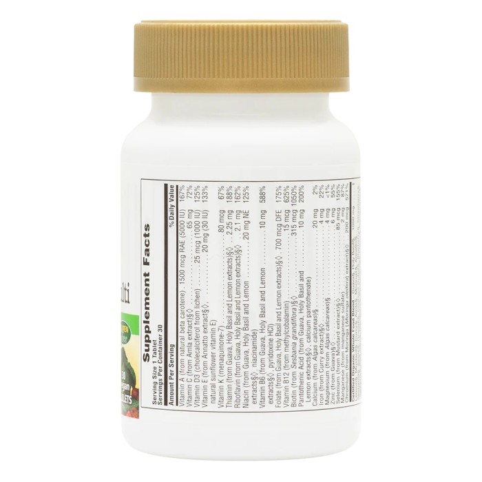 Вітаміни та мінерали Natures Plus Source of Life Garden Womens Once Daily Multi, 30 таблеток