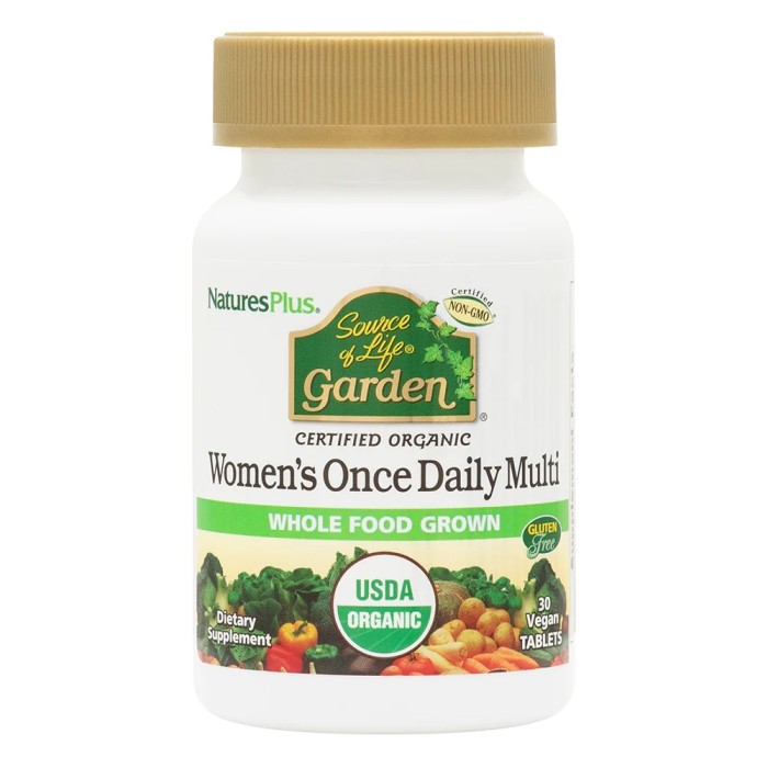 Вітаміни та мінерали Natures Plus Source of Life Garden Womens Once Daily Multi, 30 таблеток