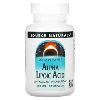 Натуральна добавка Source Naturals Alpha Lipoic Acid 300 mg, 60 капсул