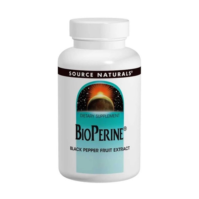Натуральна добавка Source Naturals BioPerine 10 mg, 60 таблеток