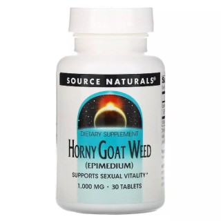 Натуральна добавка Source Naturals Horny Goat Weed 1000 mg, 30 таблеток