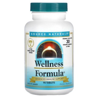 Натуральная добавка Source Naturals Wellness Formula Herbal Defense Complex, 90 таблеток