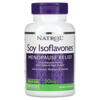 Натуральна добавка Natrol Soy Isoflavones 50 mg, 120 капсул