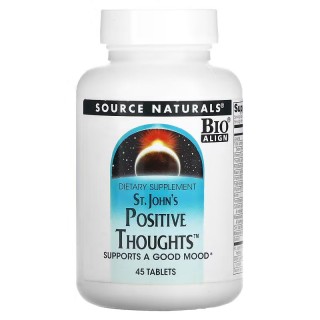 Природная добавка Source Naturals St. John's Positive Thoughts, 45 таблеток