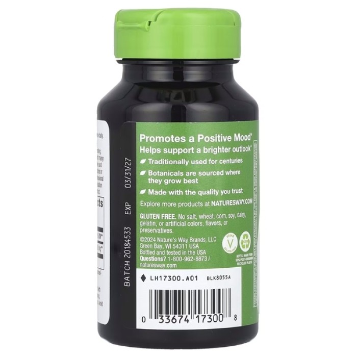 Натуральна добавка Nature's Way St. John's Wort Herb, 100 капсул