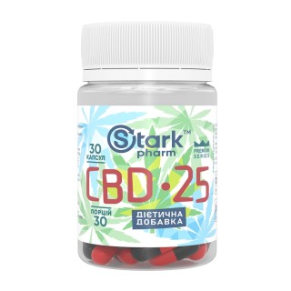 Stark CBD 25 мг - 30 капсул (до 03.26)