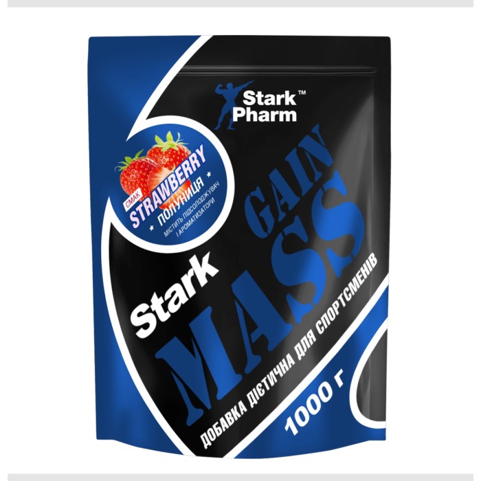 Stark Gain Mass Ostrowia Whey - 1000 г Полуниця