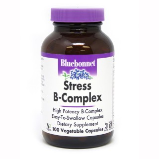 Витамины и минералы Bluebonnet Nutrition Stress B-Complex, 100 вегакапсул