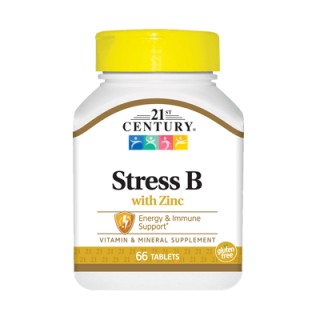 Витамины и минералы 21st Century Stress B with Zinc, 66 таблеток