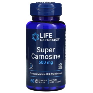 Аминокислота Life Extension Super Carnosine 500 mg, 60 вегакапсул