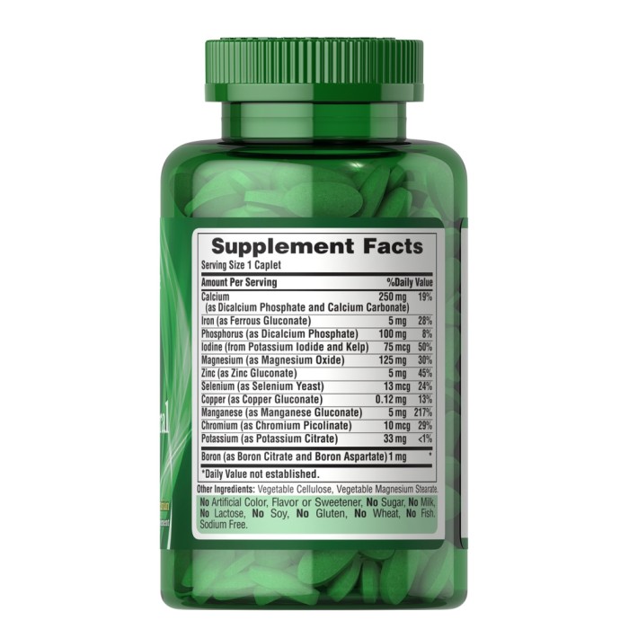 Вітаміни та мінерали Puritan's Pride Super Chelated Multi-Mineral, 100 каплет
