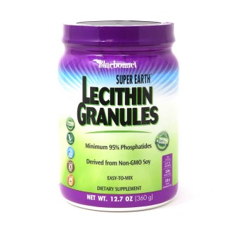 Натуральна добавка Bluebonnet Nutrition Super Earth Lecithin Granules, 360 грам