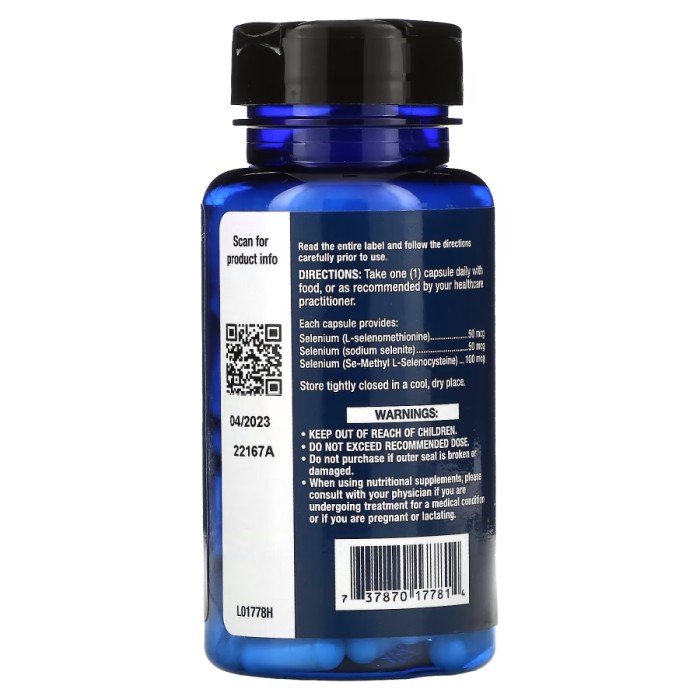 Вітаміни та мінерали Life Extension Super Selenium Complex, 100 вегакапсул