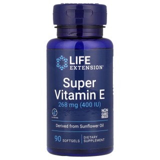 Витамины и минералы Life Extension Super Vitamin E 268 mg, 90 капсул