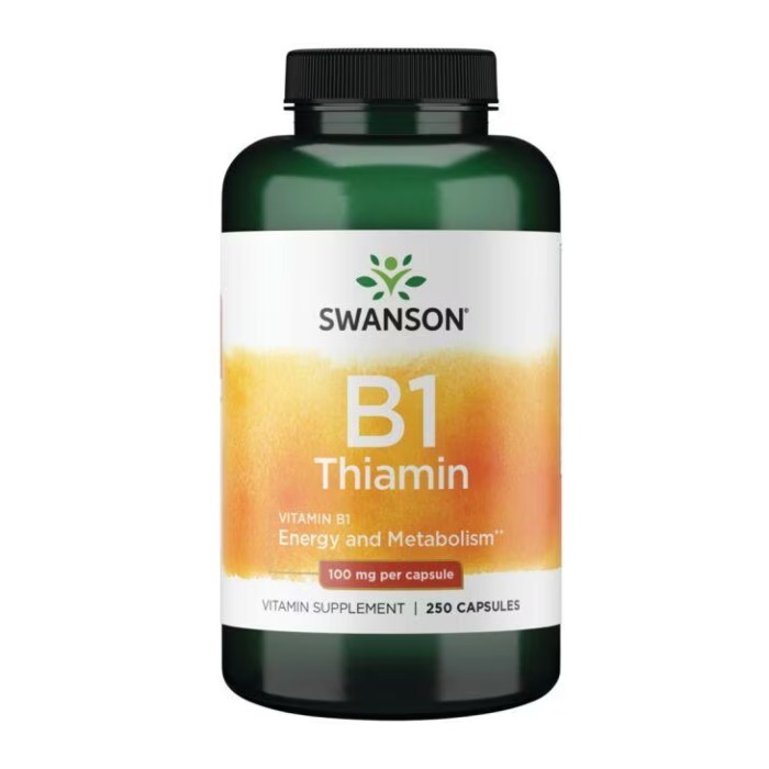 Вітамін B1 100 мг - 250 капсул