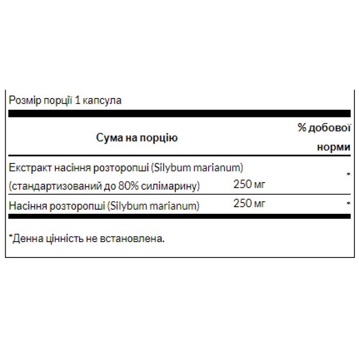 Розторопша - 120 капсул