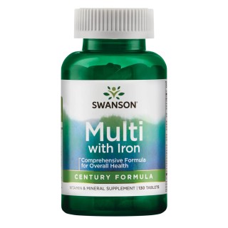Мультивитаминная формула с железом Century Formula - 130 таблеток