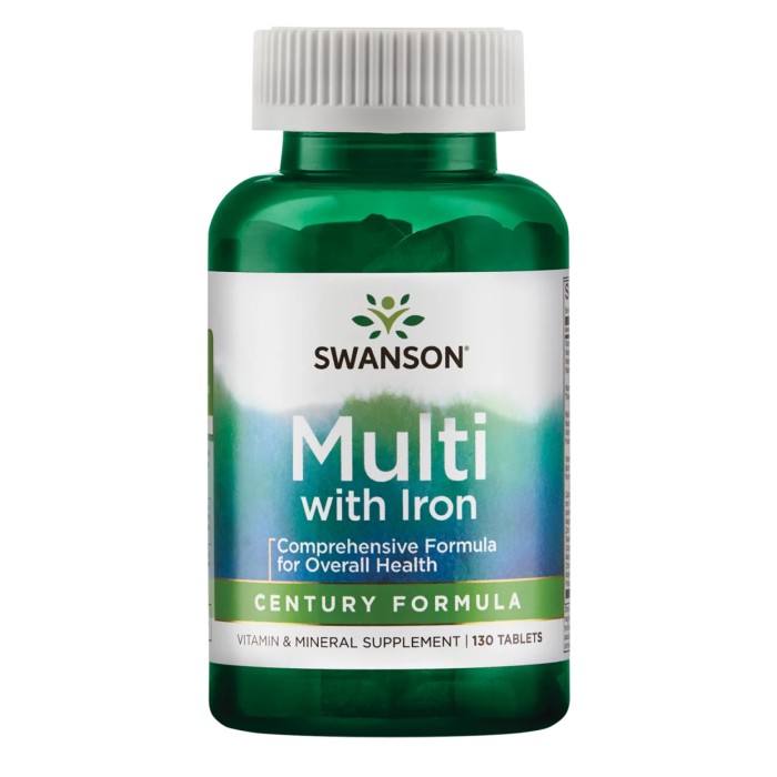 Мультикомплекс із формулою Iron Century - 130 таблеток