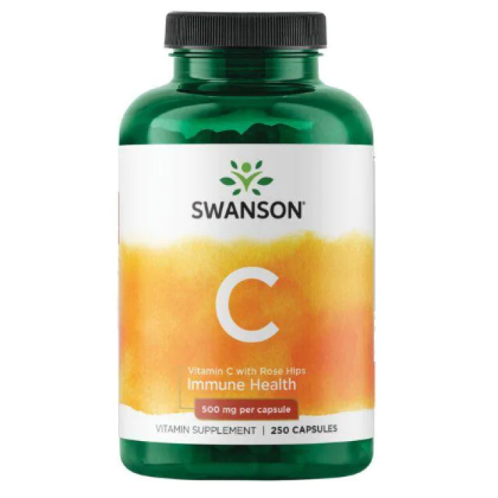 Вітамін С з плодами шипшини 500 мг - 250 капсул