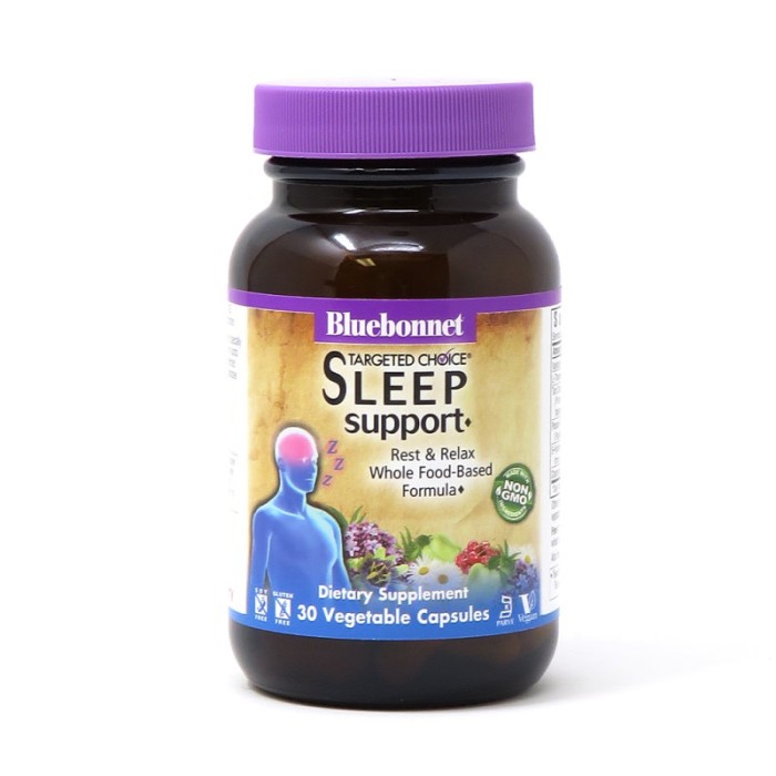 Натуральна добавка Bluebonnet Nutrition Targeted Choice Sleep Support, 30 вегакапсул