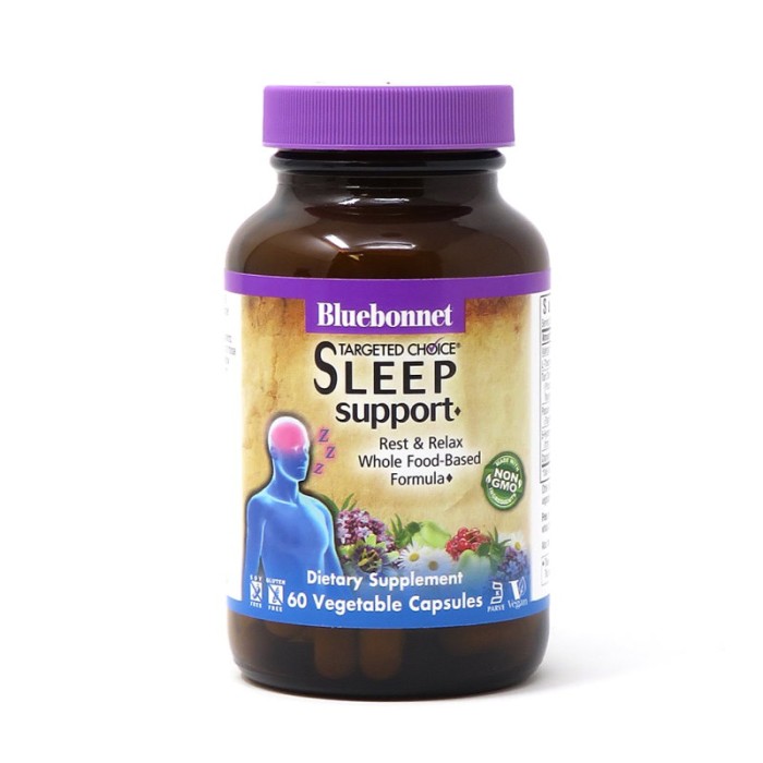 Натуральна добавка Bluebonnet Nutrition Targeted Choice Sleep Support, 60 вегакапсул