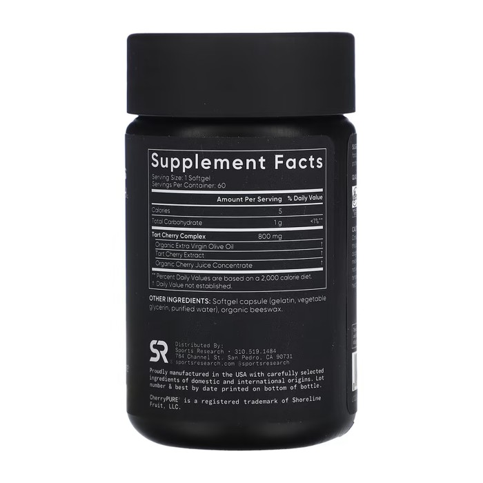 Терпка вишня 800 мг - 60 м'яких капсул