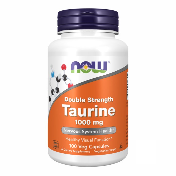 Taurine 1000mg - 100 vcaps (Пошкоджено банку)