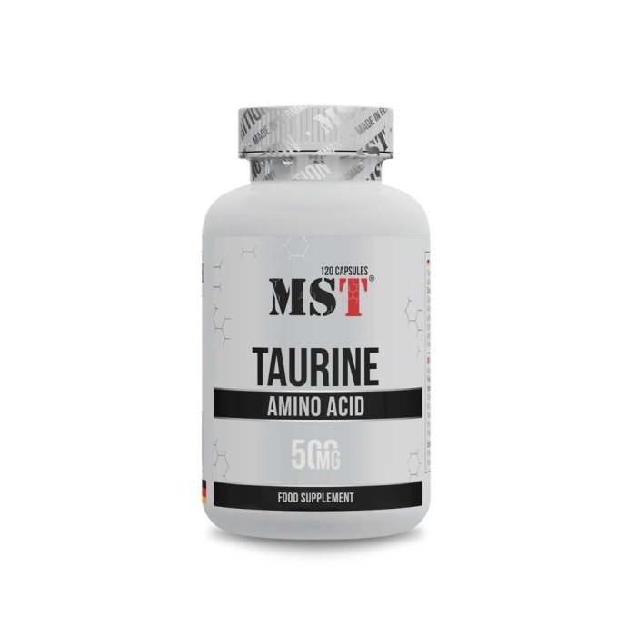 Амінокислота MST Taurine, 120 капсул