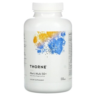 Вітаміни та мінерали Thorne Men's Multi 50+, 180 капсул