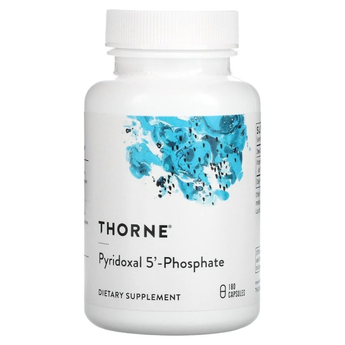 Вітаміни та мінерали Thorne Pyridoxal 5'-Phosphate, 180 капсул