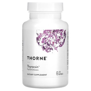 Вітаміни та мінерали Thorne Thyrocsin Thyroid Cofactors, 120 вегакапсул