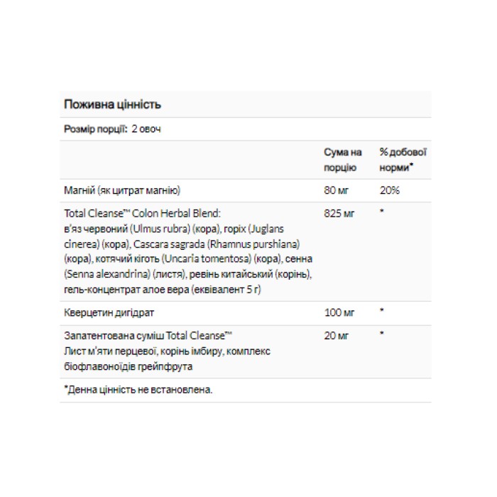 Total Cleanse Colon - 60 капсул