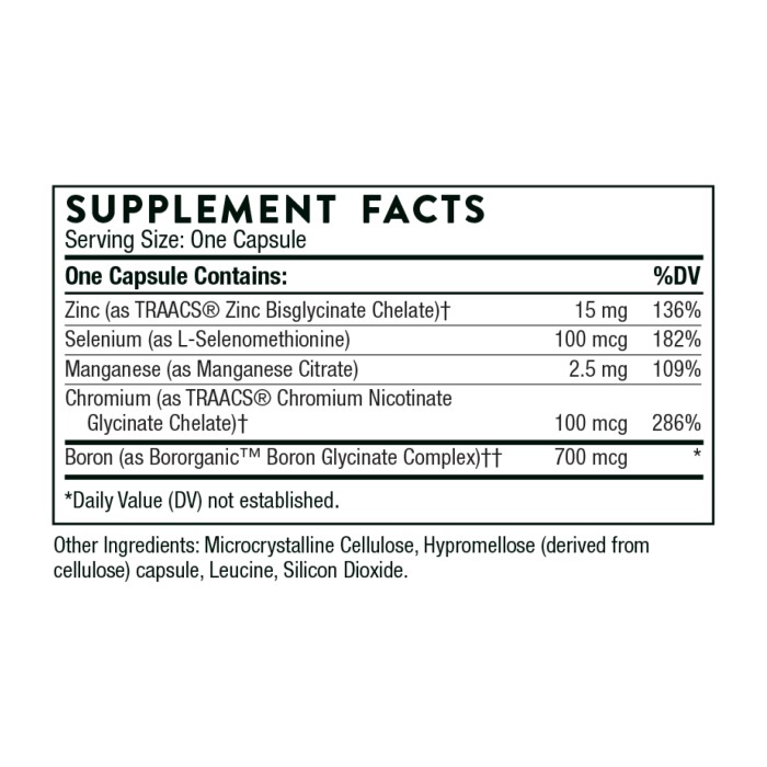 Мікроелементи - 90 капсул