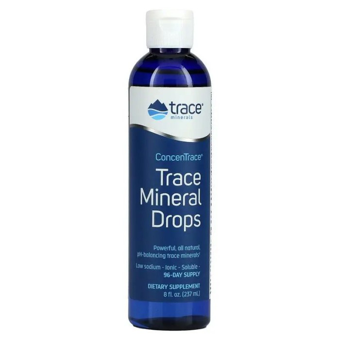Вітаміни та мінерали Trace Minerals ConcenTrace Trace Mineral Drops, 237 мл